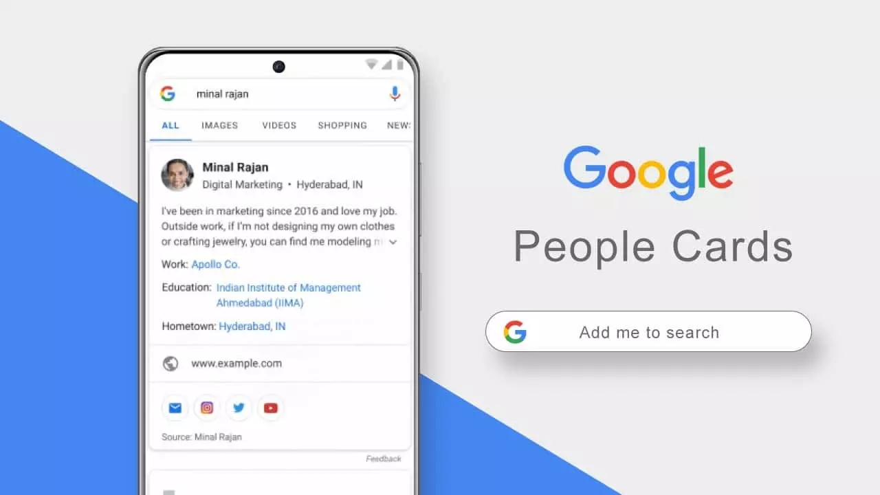 How to Create the Google People Card?